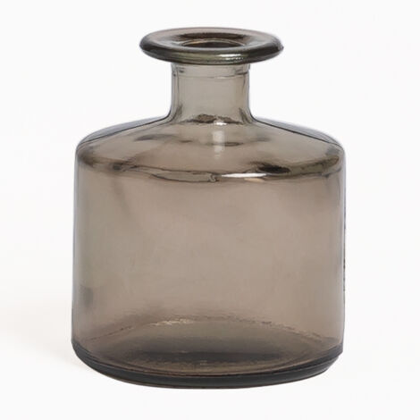  SKLUM Vaso In Vetro Riciclato Pussa 12 Cm Grigio Talpa
