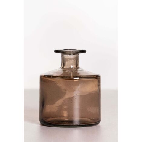 SKLUM Vaso In Vetro Riciclato Pussa 12 Cm Grigio Talpa