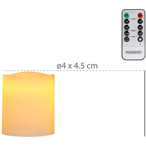  Set Di 24 Candele Da Tè Monzana Lumini LED Con Telecomando Timer Lumini A Batteria Candele Elettriche Lumini Elettrici Candele Da The