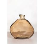  SKLUM Vaso In Vetro Riciclato 33 Cm Jound Marrone Grano
