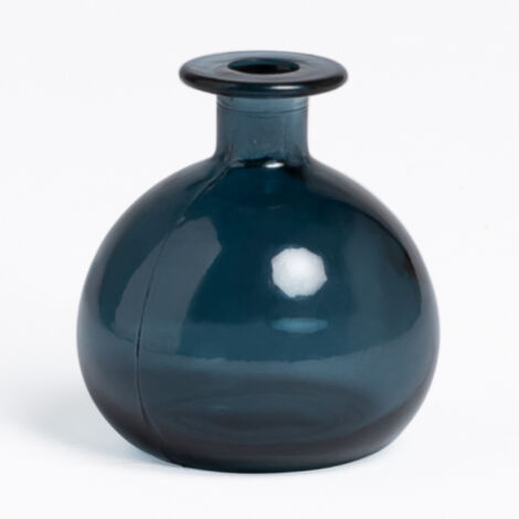  SKLUM Vaso In Vetro Riciclato Endon Blu Pacífico