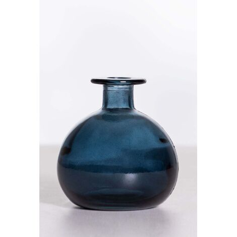  SKLUM Vaso In Vetro Riciclato Endon Blu Pacífico