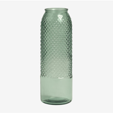  SKLUM Vaso In Vetro Riciclato 44 Cm Dinte Verde Acquamarina
