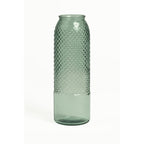  SKLUM Vaso In Vetro Riciclato 44 Cm Dinte Verde Acquamarina