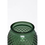  SKLUM Vaso In Vetro Riciclato 27,5 Cm Dinte Verde Felce
