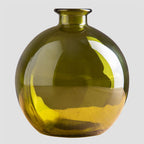  SKLUM Vaso In Vetro Riciclato Kimma Verde Fogliame
