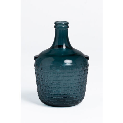  SKLUM Damigiana In Vetro Riciclato Raffas 4 L Blu Pacífico