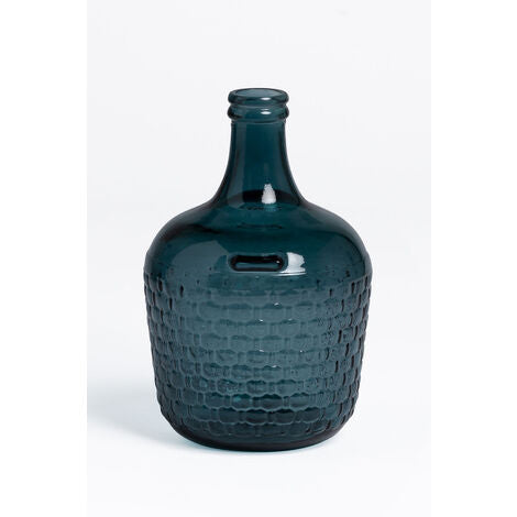  SKLUM Damigiana In Vetro Riciclato Raffas 4 L Blu Pacífico