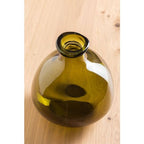  SKLUM Vaso In Vetro Riciclato 18 Cm Jound Verde Fogliame