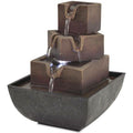  Hommoo Fontana Da Interni Con Luce A LED In Poliresina VD09998