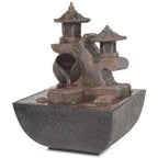  Hommoo Fontana Da Interni Con Luce A LED In Poliresina VD09999