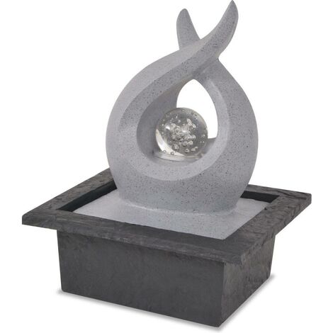  Hommoo Fontana Da Interni Con Luce A LED In Poliresina VD10001
