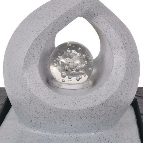  Hommoo Fontana Da Interni Con Luce A LED In Poliresina VD10001