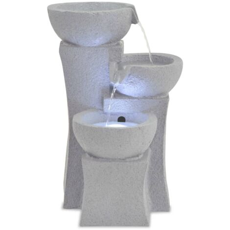  Hommoo Fontana Da Interni Con Luce A LED In Poliresina VD10003
