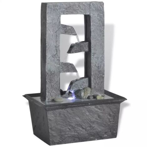  Fontana Da Interno Con LED In Poliresina VidaXL
