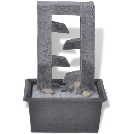  Fontana Da Interno Con LED In Poliresina VidaXL