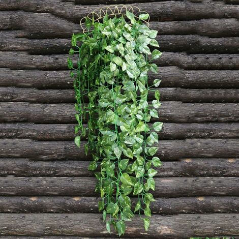  Piante Verdi Artificiali, 5 Pezzi Da 90 Cm Di Edera Finta Da Appendere Alla Decorazione Di Foglie Di Clorella Verde