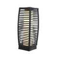 Lumineo LANTERNA SOLARE CON 25 LED A LUCE CALDA D.19XH68CM IN METALLO