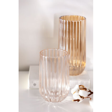  SKLUM Vaso In Vetro Izami Giallo Oro Trasparente
