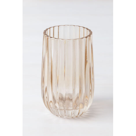  SKLUM Vaso In Vetro Izami Giallo Oro Trasparente