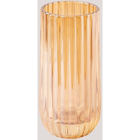  SKLUM Vaso In Vetro Inar Giallo Dorato Trasparente