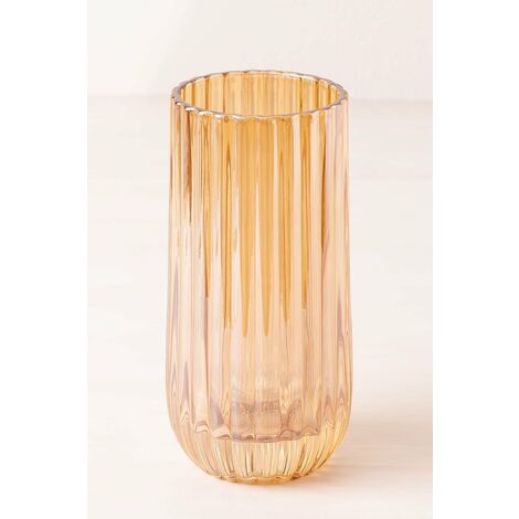  SKLUM Vaso In Vetro Inar Giallo Dorato Trasparente