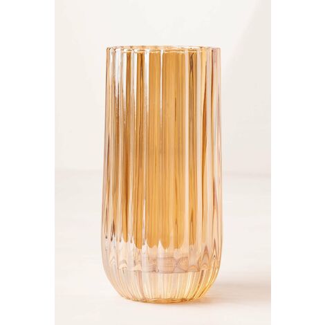  SKLUM Vaso In Vetro Inar Giallo Dorato Trasparente