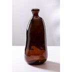  SKLUM Vaso In Vetro Riciclato 50 Cm Boyte Marrone Caramello