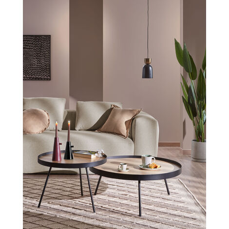  Kave Home - Portacandele Philana In Metallo Granate