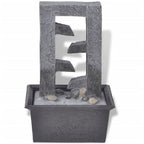 Fontana Da Interno Con LED In Poliresina
