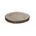 Base Decorativa In Legno Per Tronchi, Altezza 3 Cm