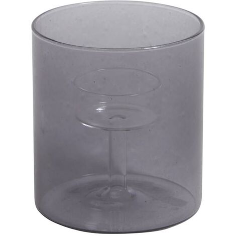  Kave Home - Portacandele Piccolo Rylee Grigio Scuro