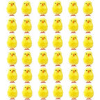  SOEKAVIA 12/36 Pezzi Mini Pulcino Di Pasqua Giocattoli Di Plastica Pulcino Per Bambini Decorazione Pasquale Da 1,5 Pollici