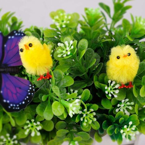  SOEKAVIA 12/36 Pezzi Mini Pulcino Di Pasqua Giocattoli Di Plastica Pulcino Per Bambini Decorazione Pasquale Da 1,5 Pollici