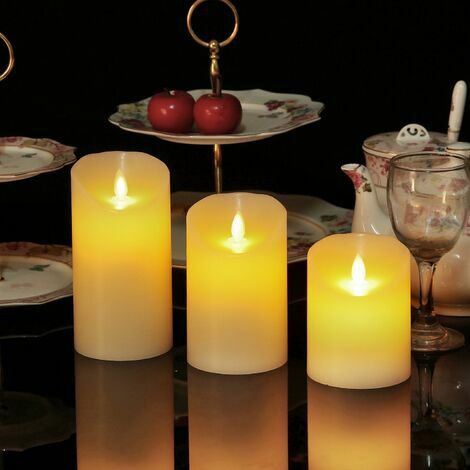  Candela A Led, 3 Candele In Stile