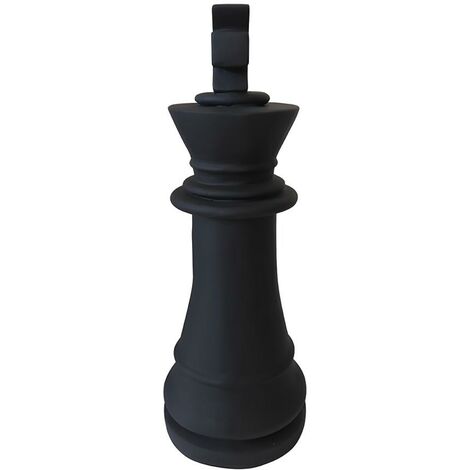  Statua Decorativa Per Esterni Gioco Degli Scacchi In Cemento Re L. 24,5 X H. 68 Cm - GAMBIT