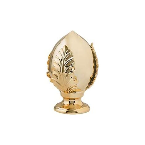  Baroni Home Pumo Pugliese Colorato, Pumo Decorativo In Porcellana Dipinta A Mano - S, Oro…