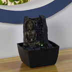  Zen Arôme - Feng Shui Serenity, Fontanella Per Interni Con LED, 18 Cm