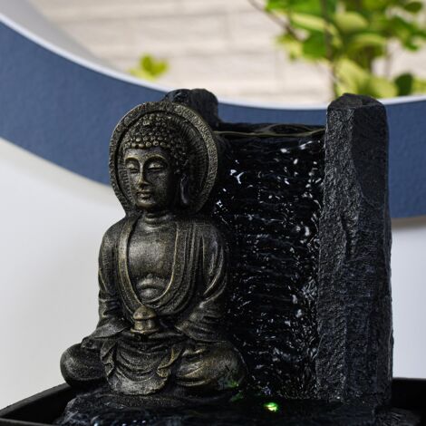  Zen Arôme - Feng Shui Serenity, Fontanella Per Interni Con LED, 18 Cm