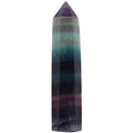  Fluorite Naturale Quarzo Colorato Cristallo Pietra Guarigione Ametista Bacchetta Esagonale Punta (cristallo Fluorite)