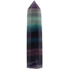 Fluorite Naturale Quarzo Colorato Cristallo Pietra Guarigione Ametista Bacchetta Esagonale Punta (cristallo Fluorite)