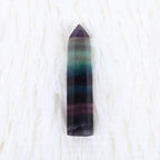  Fluorite Naturale Quarzo Colorato Cristallo Pietra Guarigione Ametista Bacchetta Esagonale Punta (cristallo Fluorite)