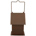  Lanterna Metallo Marrone Con Stella Cm14x10h16,5