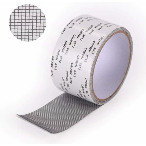  Nastro Adesivo Per Riparazione Zanzariera 5 X 2 M (grigio)