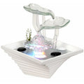  Zen'Light SCFV2FW Flower - Fontana Per Interni, 24 X 24 X 27 Cm, Colore: Bianco