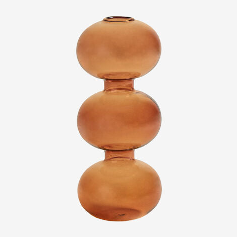  SKLUM Vaso In Vetro Nonza Marrone Tabacco