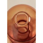  SKLUM Vaso In Vetro Nonza Marrone Tabacco
