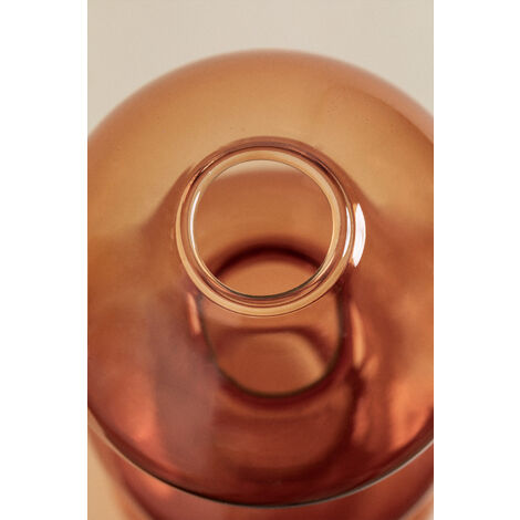  SKLUM Vaso In Vetro Nonza Marrone Tabacco