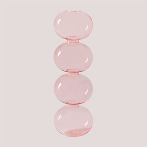  SKLUM Vaso In Vetro Design Nonza Rosa Neón