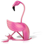  Decorazioni Per La Casa Flamingo Portabottiglie Portabottiglie Scultura In Metallo Scultura Pratica Decorazioni Per La Casa Artigianato 1 Pz